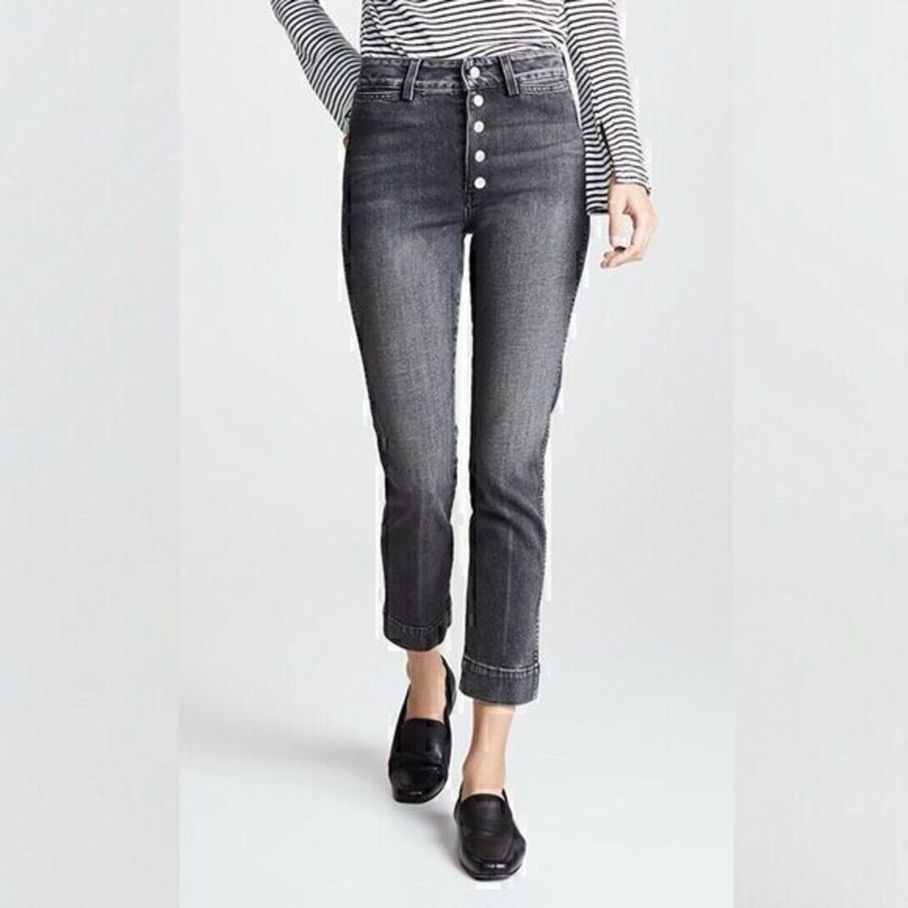 AMO Audrey Jeans with Snaps in Vixen Wash Size 27